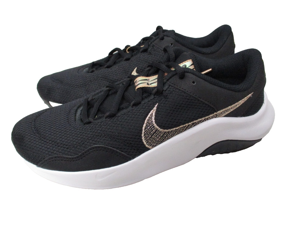 Nike Legend Essential 3 NN P 'Black Metallic Bronze Womens Sz 8.5